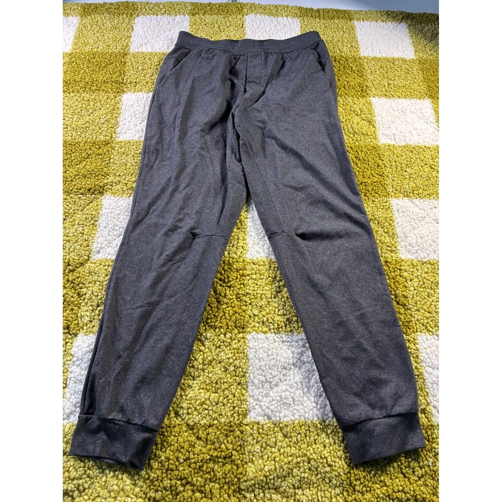 Lululemon Mens ABC Jogger Heathered Charcoal Gray Tapered Pants Size Medium